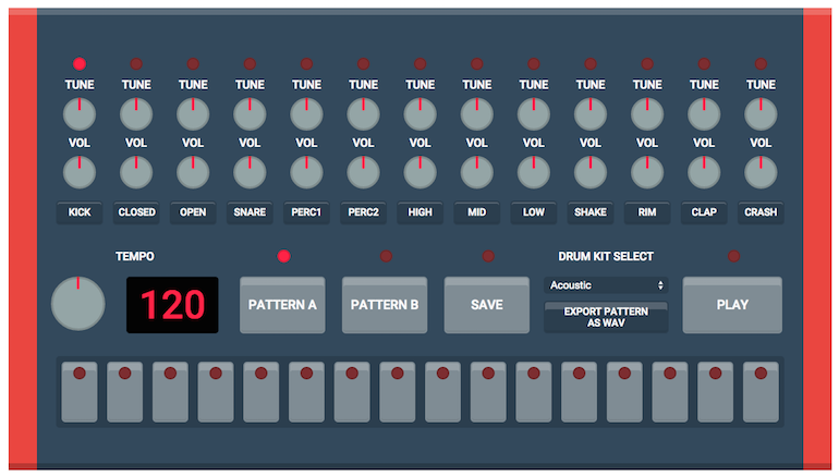 Html drum deals machine